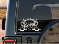 Peeping Cow Vinyl Decal