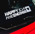 Happy Endings Vinyl Decal