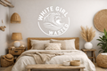 White Girl Waisted Vinyl Decal