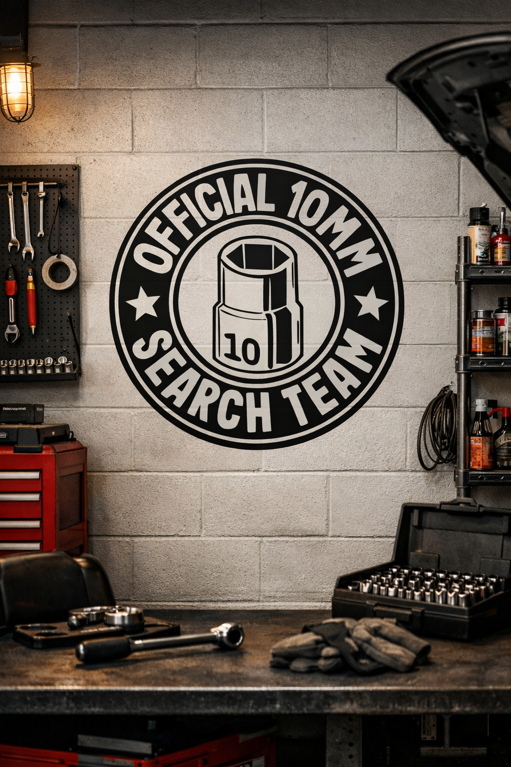 10 MM Search Team Vinyl Decal