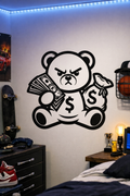 Sly Money Bear Vinyl Decal (Copy)
