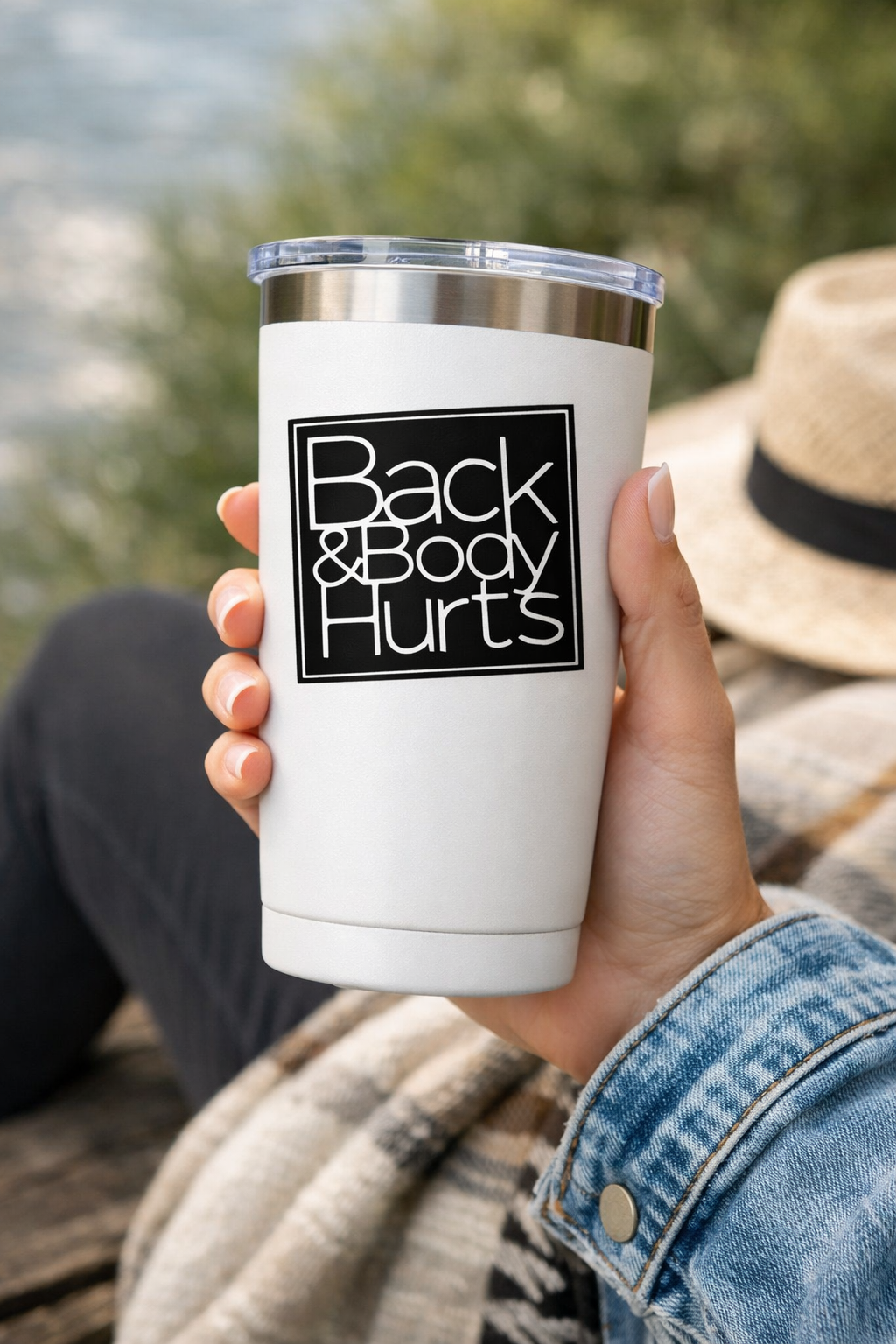 Back and Body Hurts Vinyl Decal
