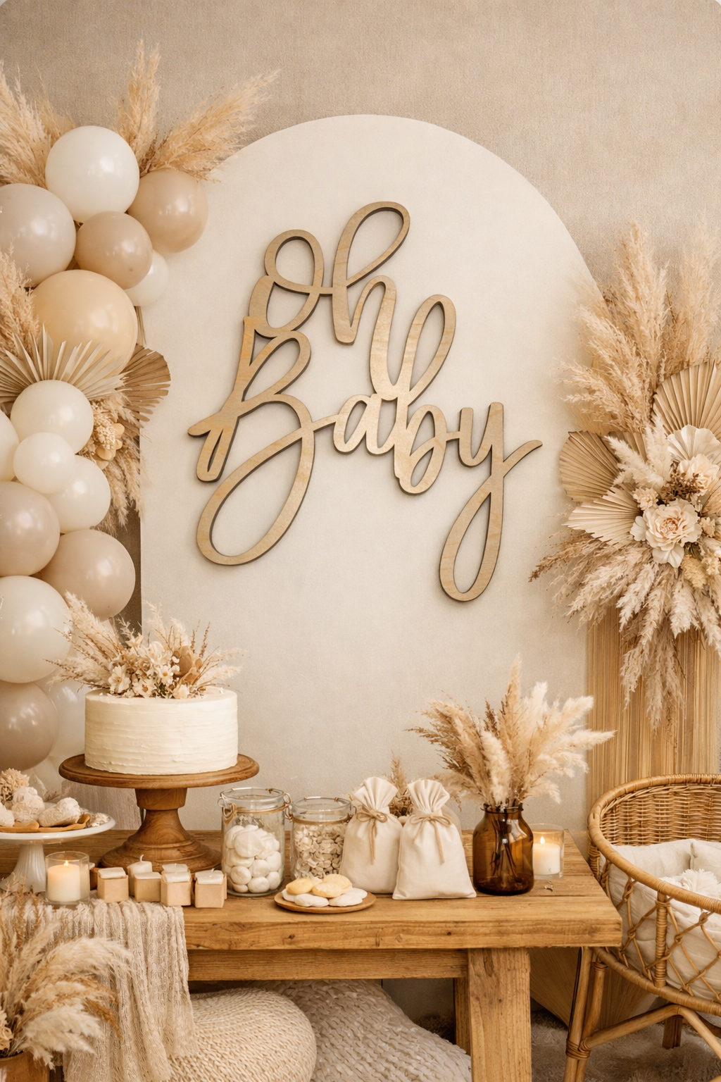 “Oh Baby” Wood Sign