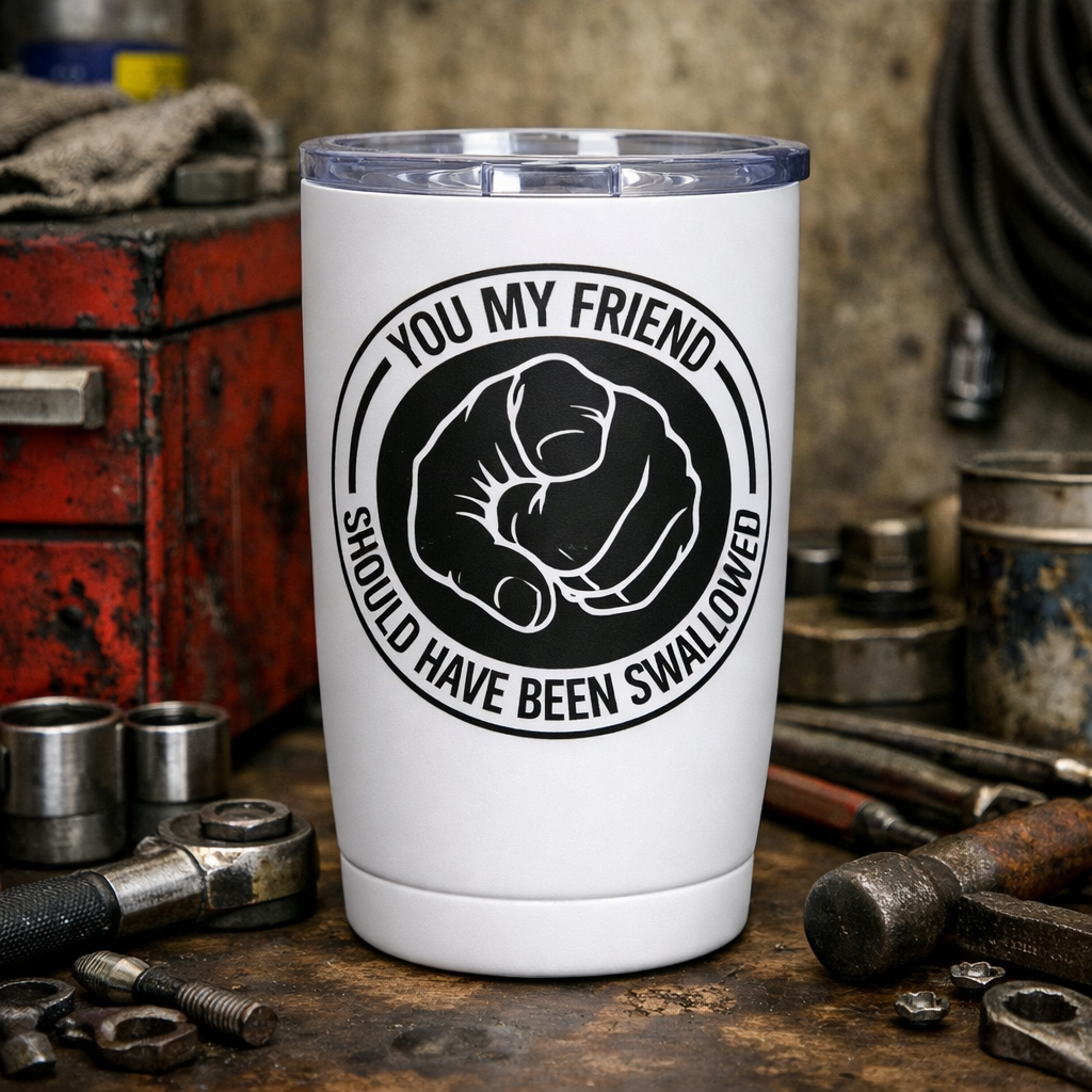 You My Friend Shoulf Have Been Swallowed Vinyl Decal