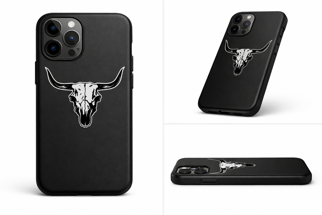Bull Head Vinyl Decal