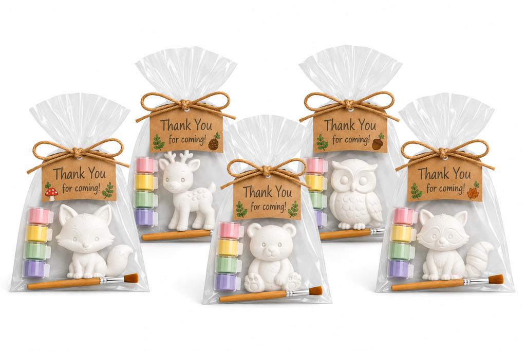 Paint your Own Woodland Animal Favor