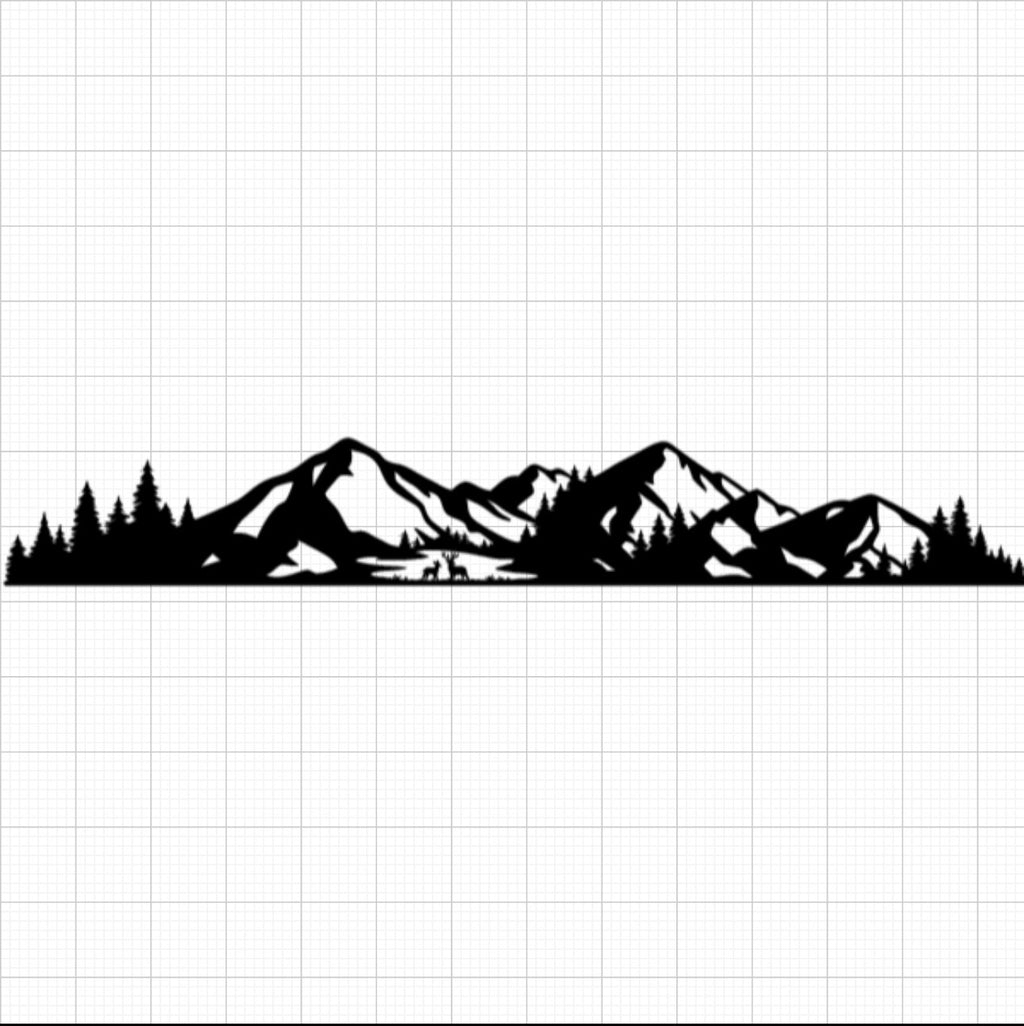 Mountain Vinyl Decal