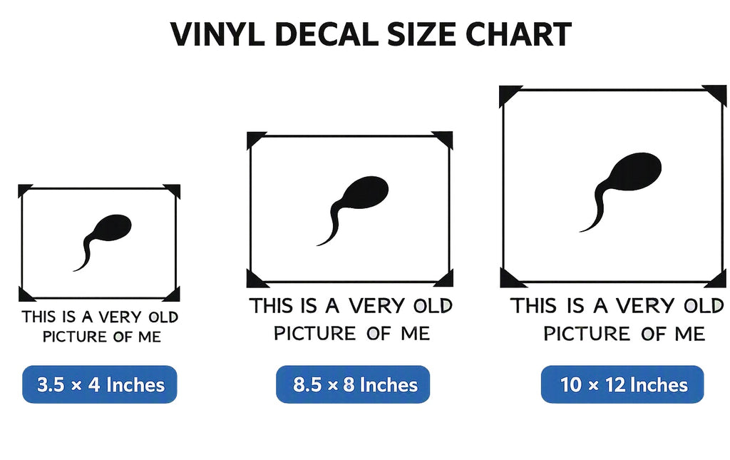 This Is A Very Old Picture Of Me Vinyl Decal