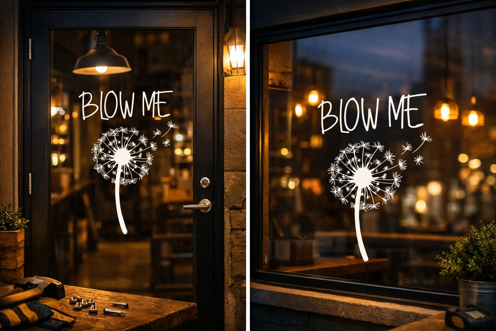 Blow Me Vinyl Decal