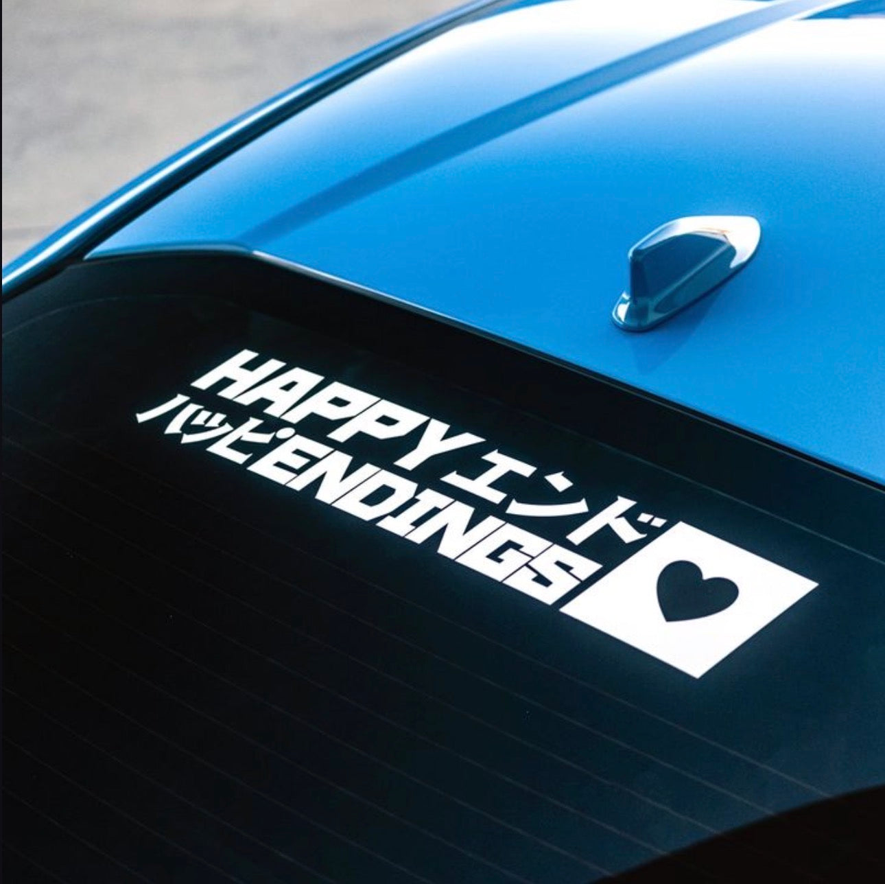Happy Endings Vinyl Decal