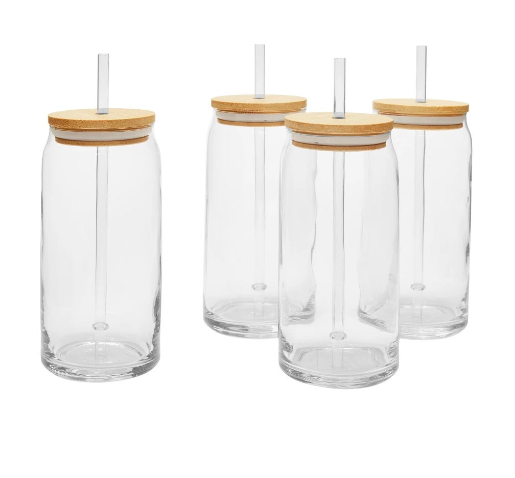 Custom Logo Glass Can Cup – Personalized for Events & Small Businesses