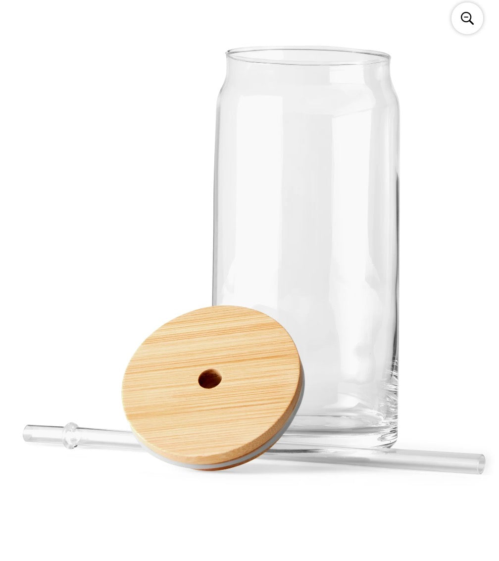 Custom Logo Glass Can Cup – Personalized for Events & Small Businesses