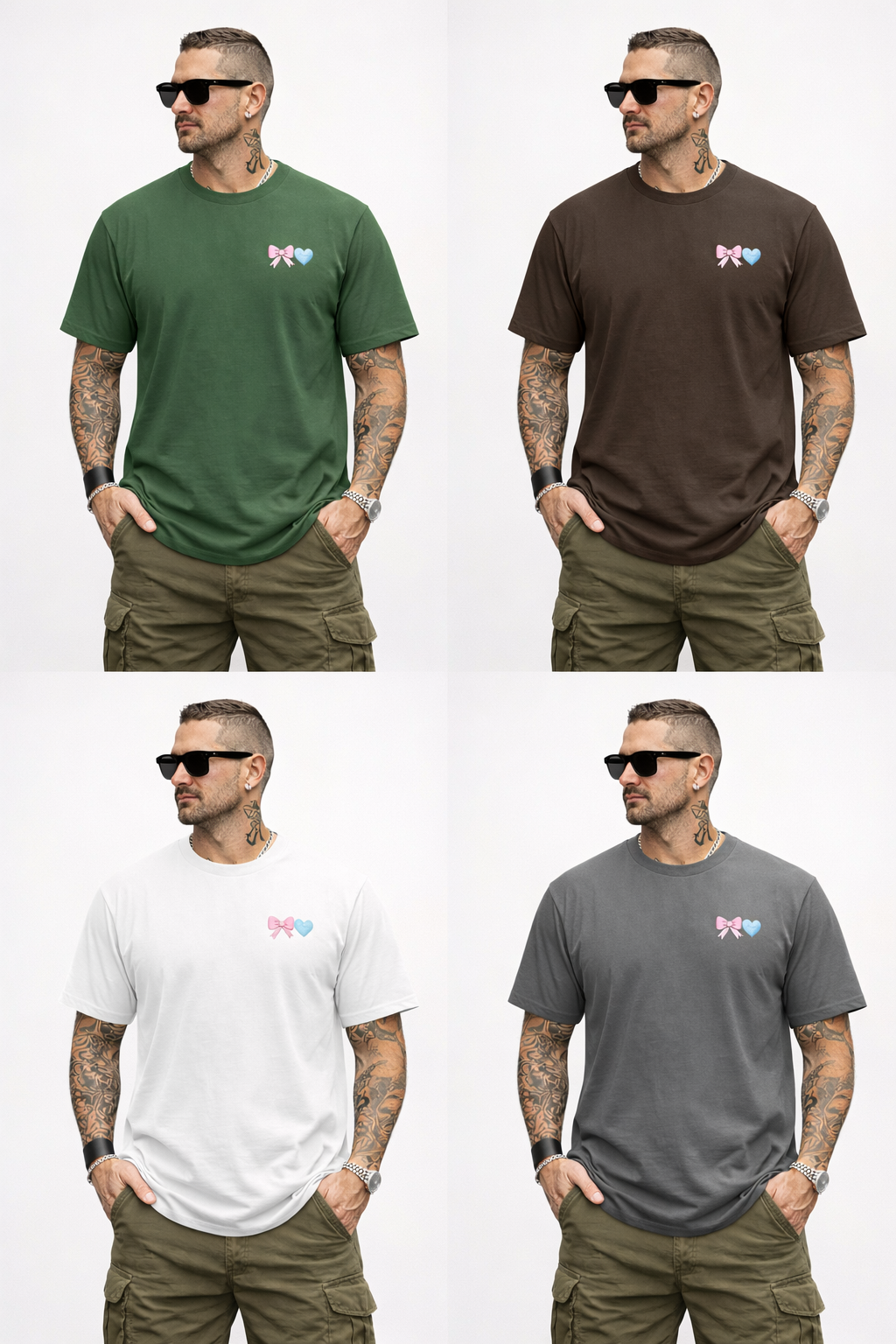 “Boots or Bows DADDY Love’s You” Short Sleeve Tee Shirt