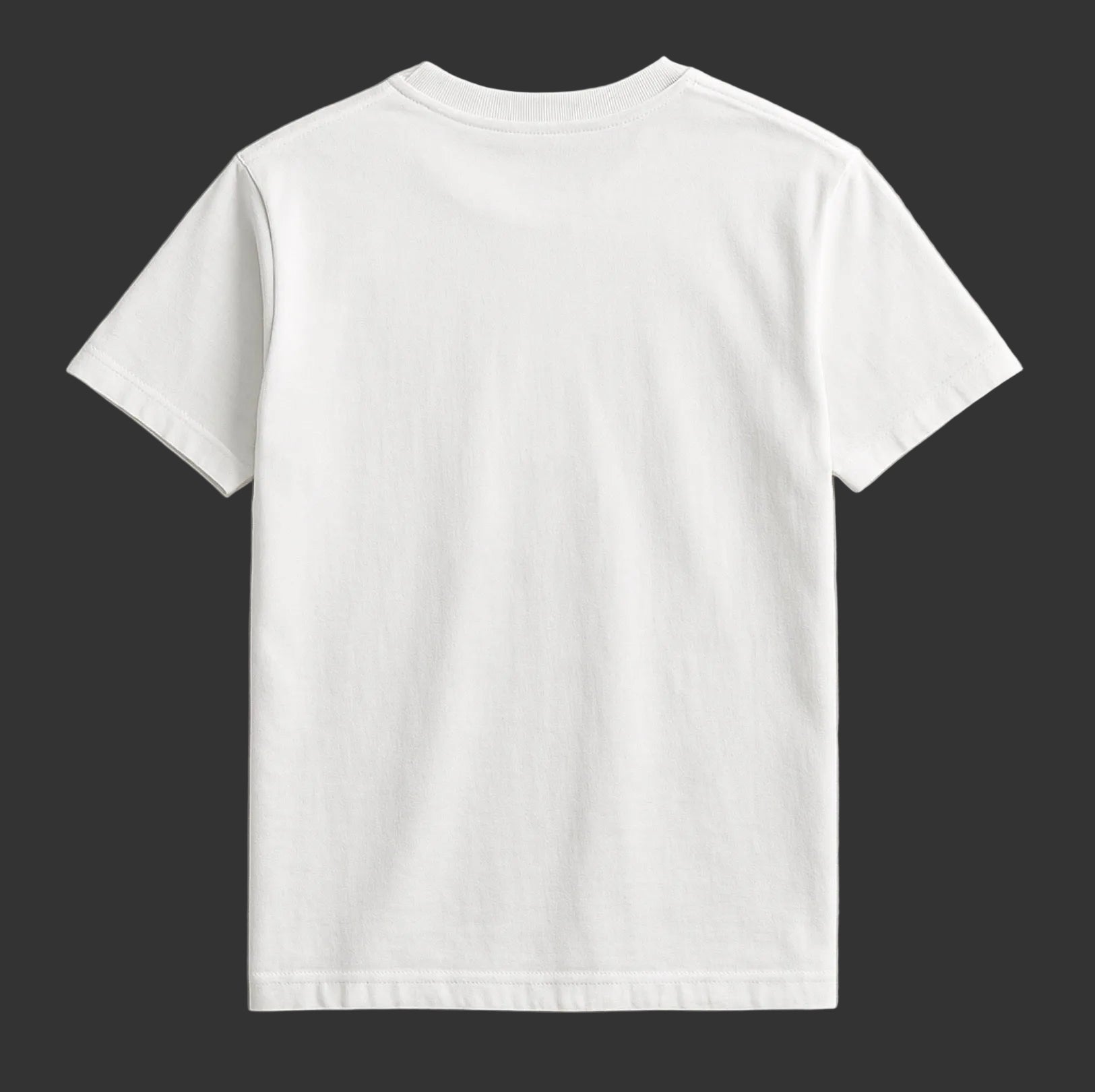 Custom White Front Design Only T-Shirt