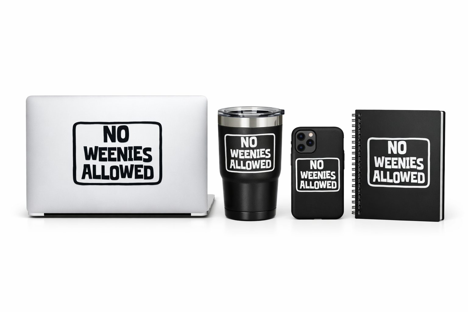 No Weenies Allowed Vinyl Decal