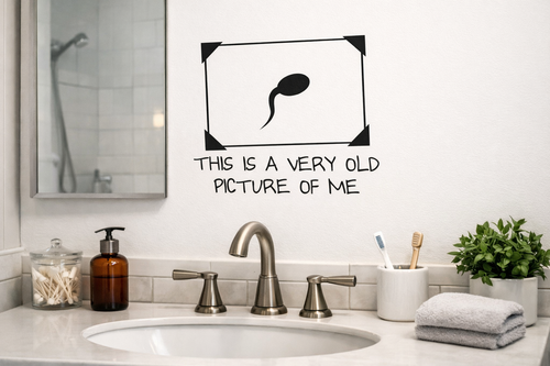This Is A Very Old Picture Of Me Vinyl Decal