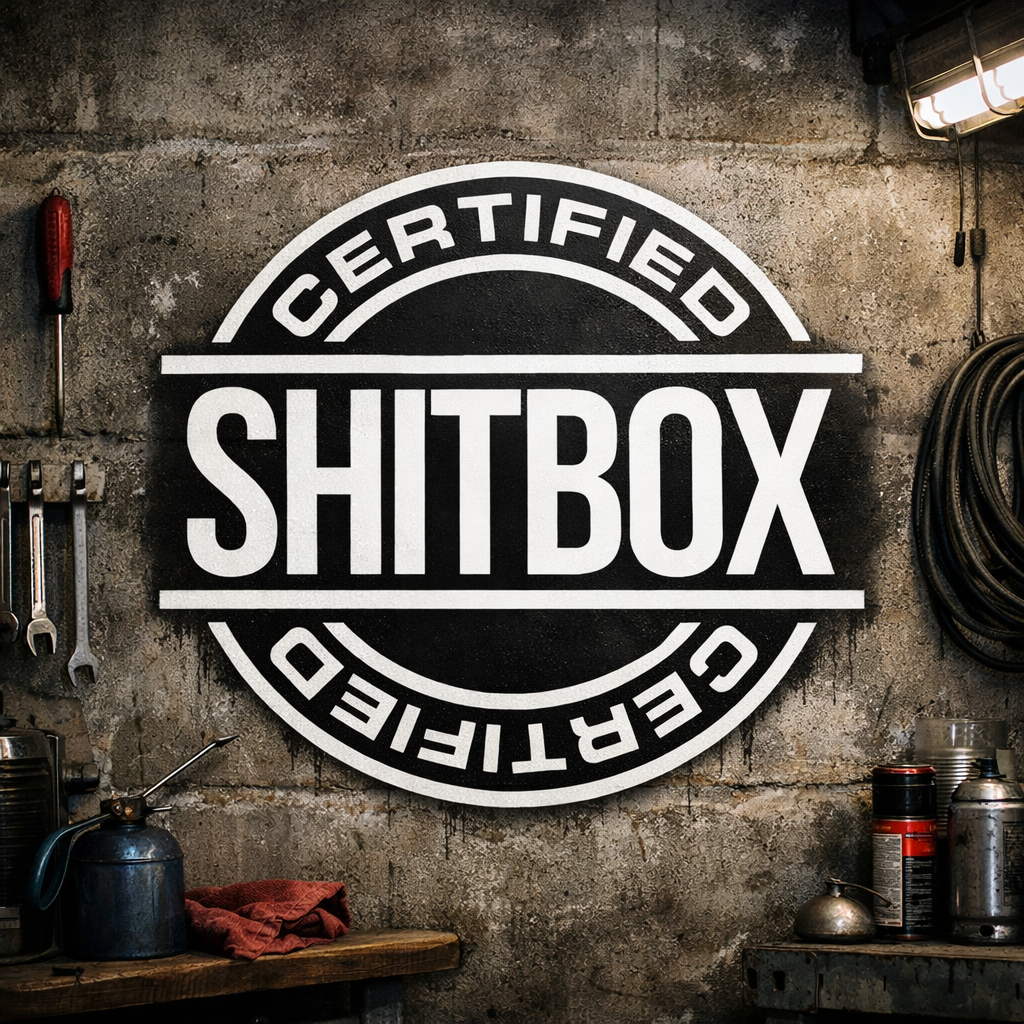 Certified Shit-Box Vinyl Decal