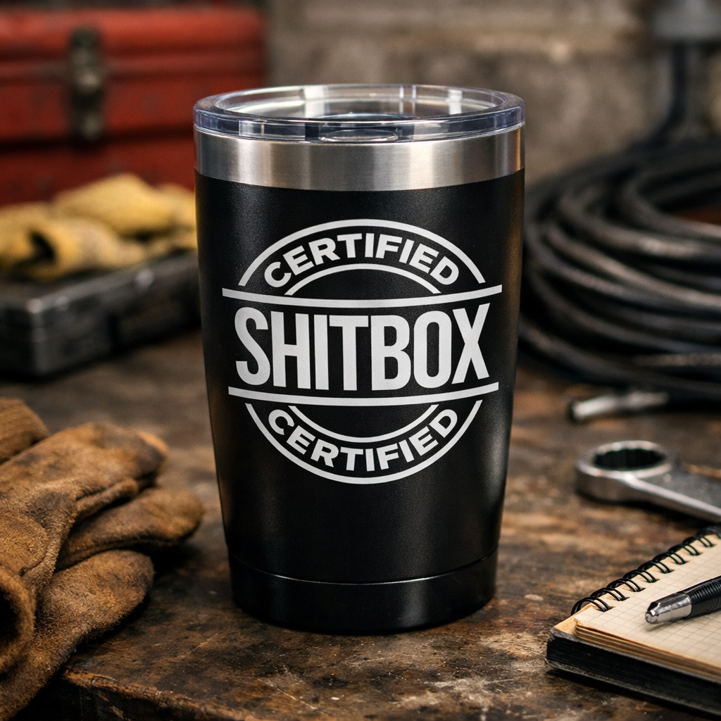 Certified Shit-Box Vinyl Decal