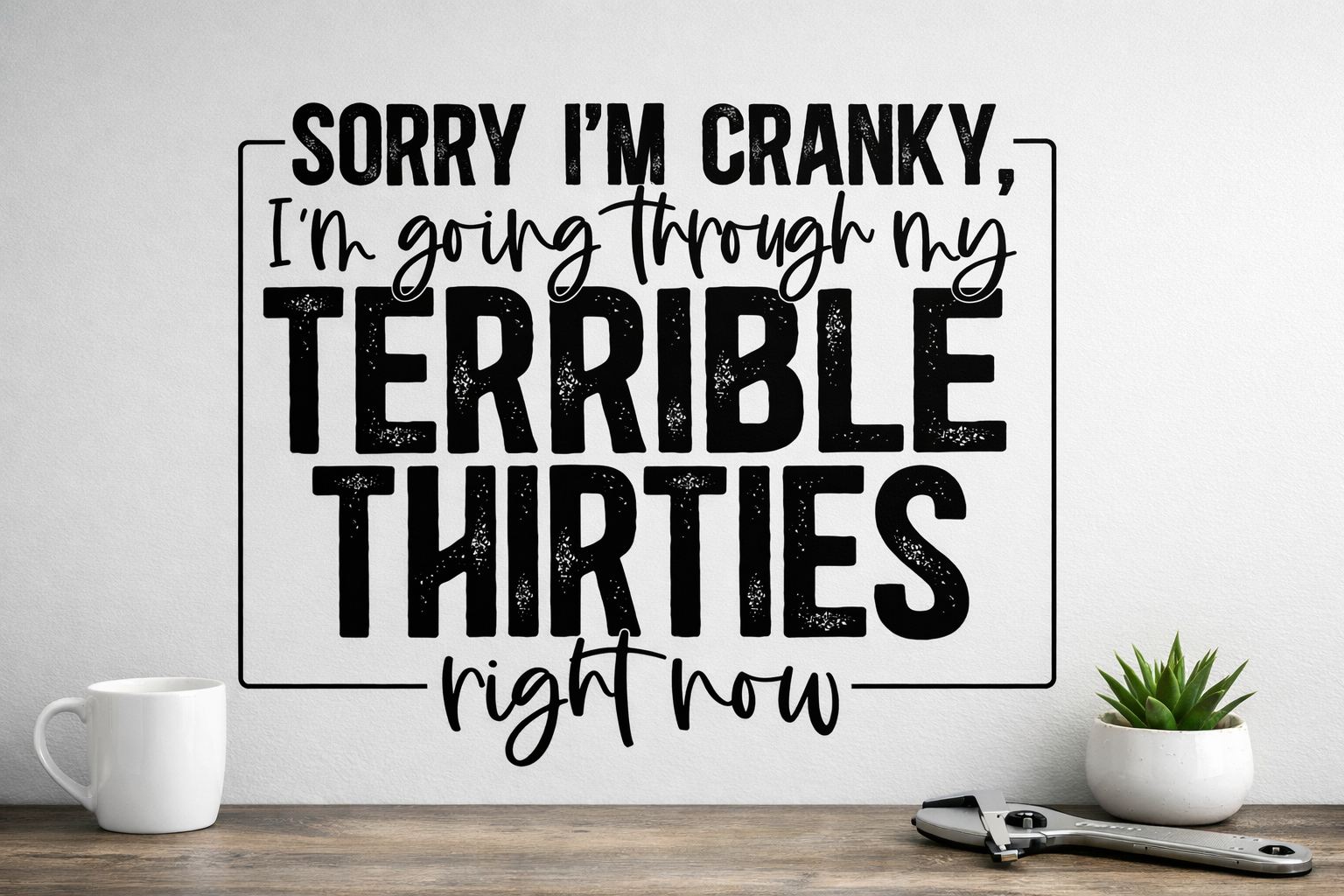 Terrible 30s Vinyl Decal