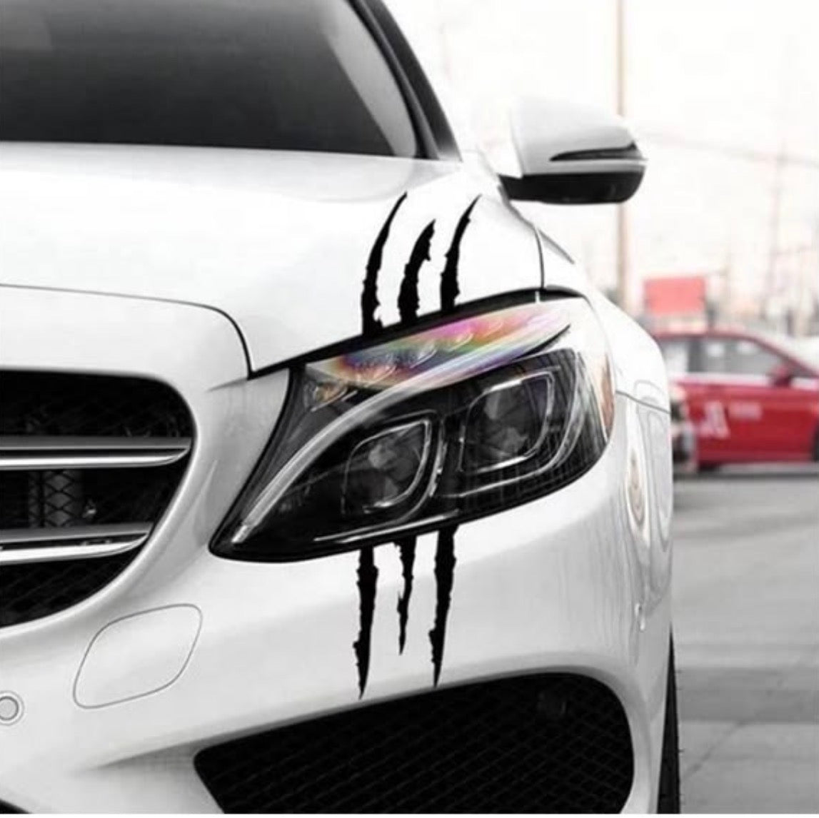 Scarred Car Decal