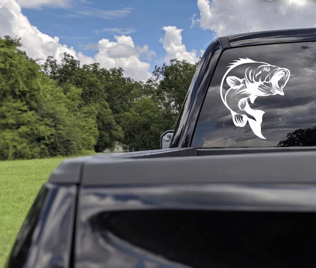 Bass Vinyl Decal
