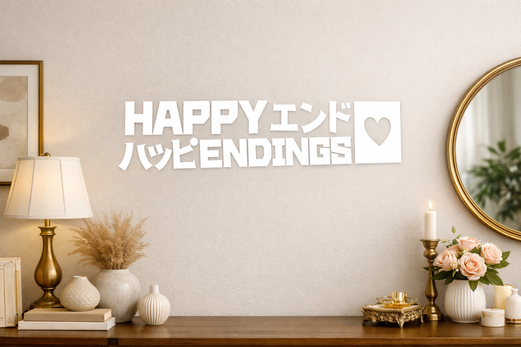 Happy Endings Vinyl Decal