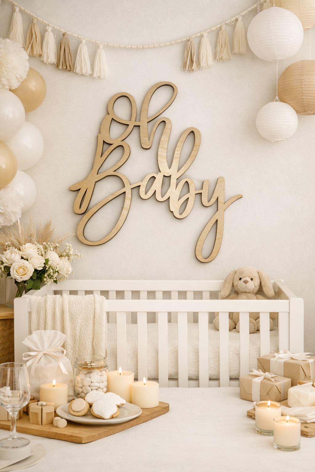 “Oh Baby” Wood Sign