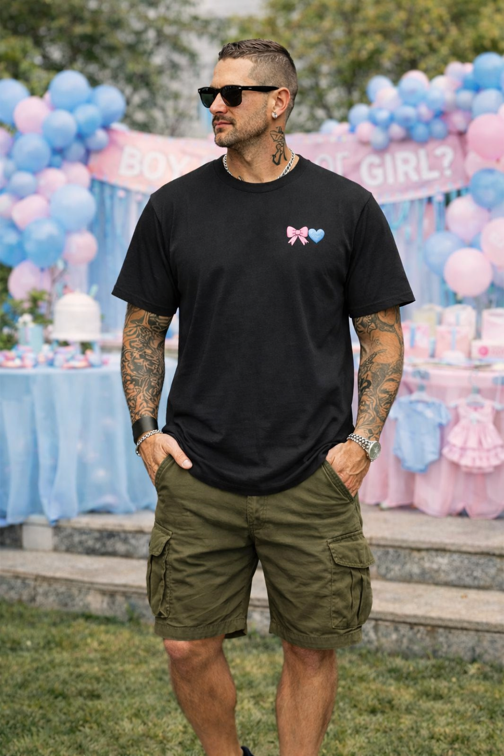 “Boots or Bows Daddy Love’s You” Short Sleeve Tee Shirt