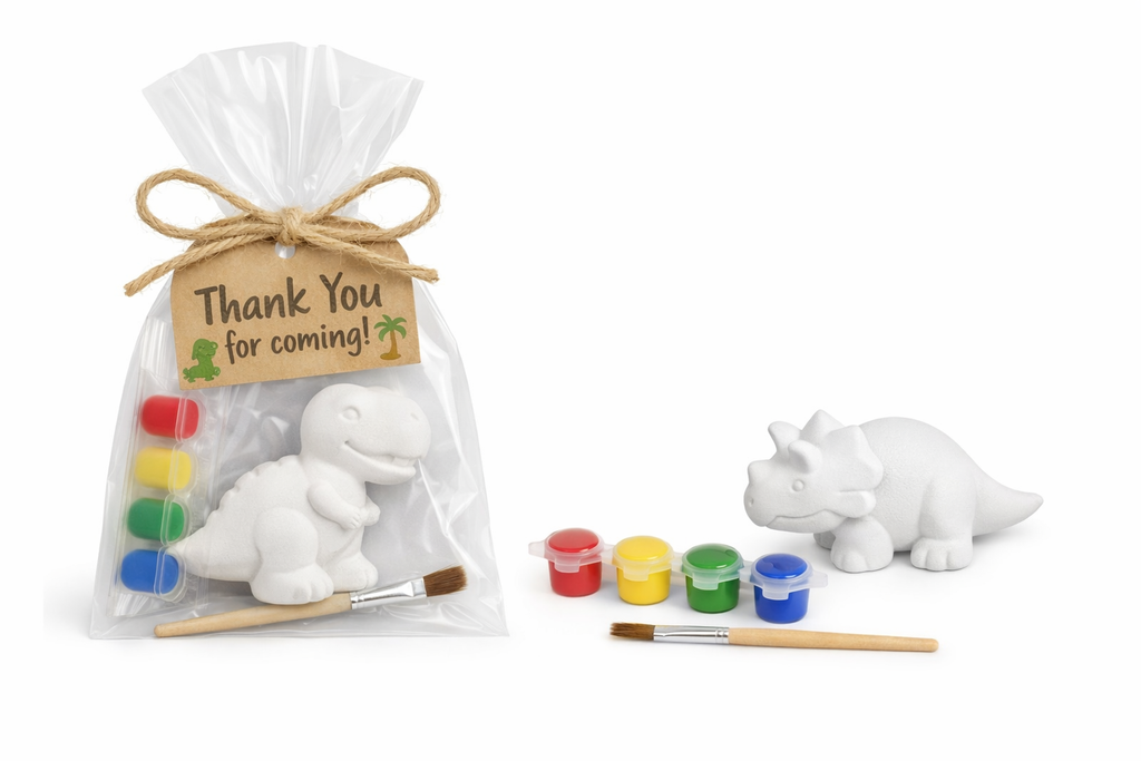 Paint your Own Dinosaur Favor