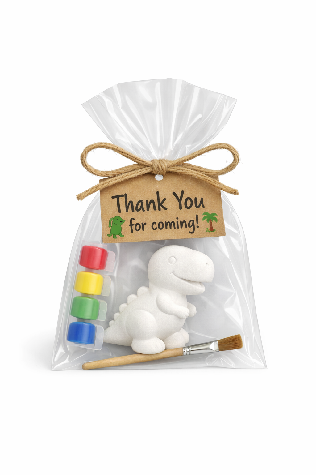 Paint your Own Dinosaur Favor