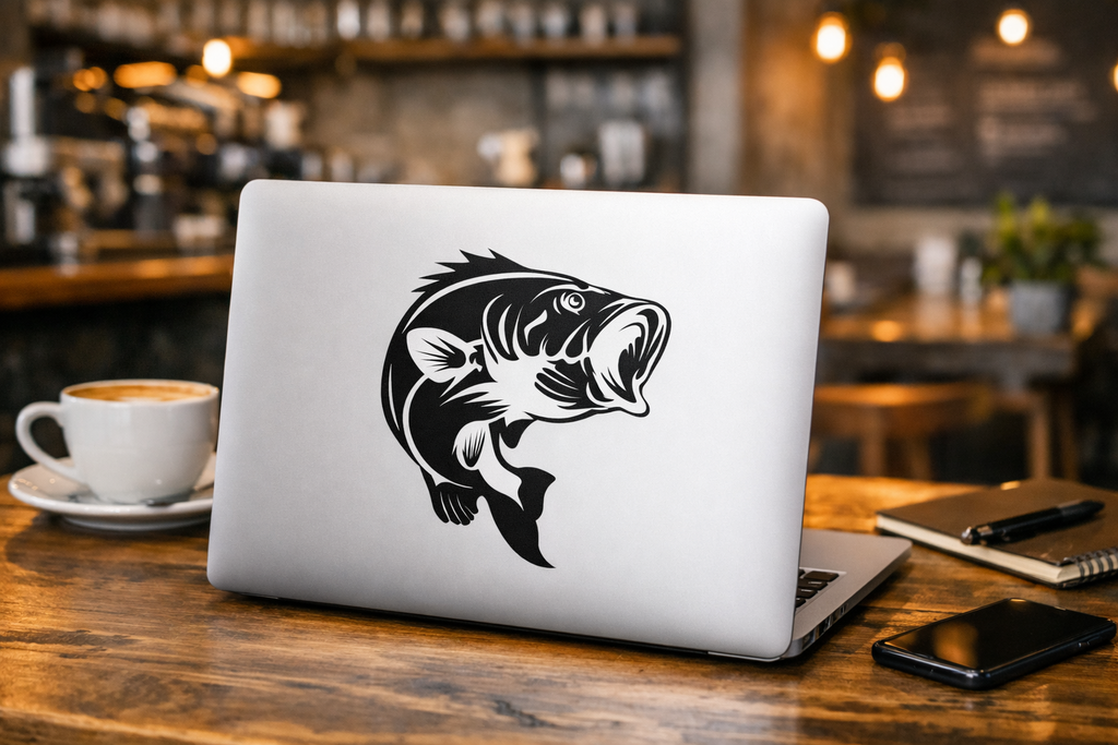 Bass Vinyl Decal