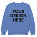 Blue sweatshirt with text v2