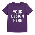 Medium Purple T-Shirt Front - White Text