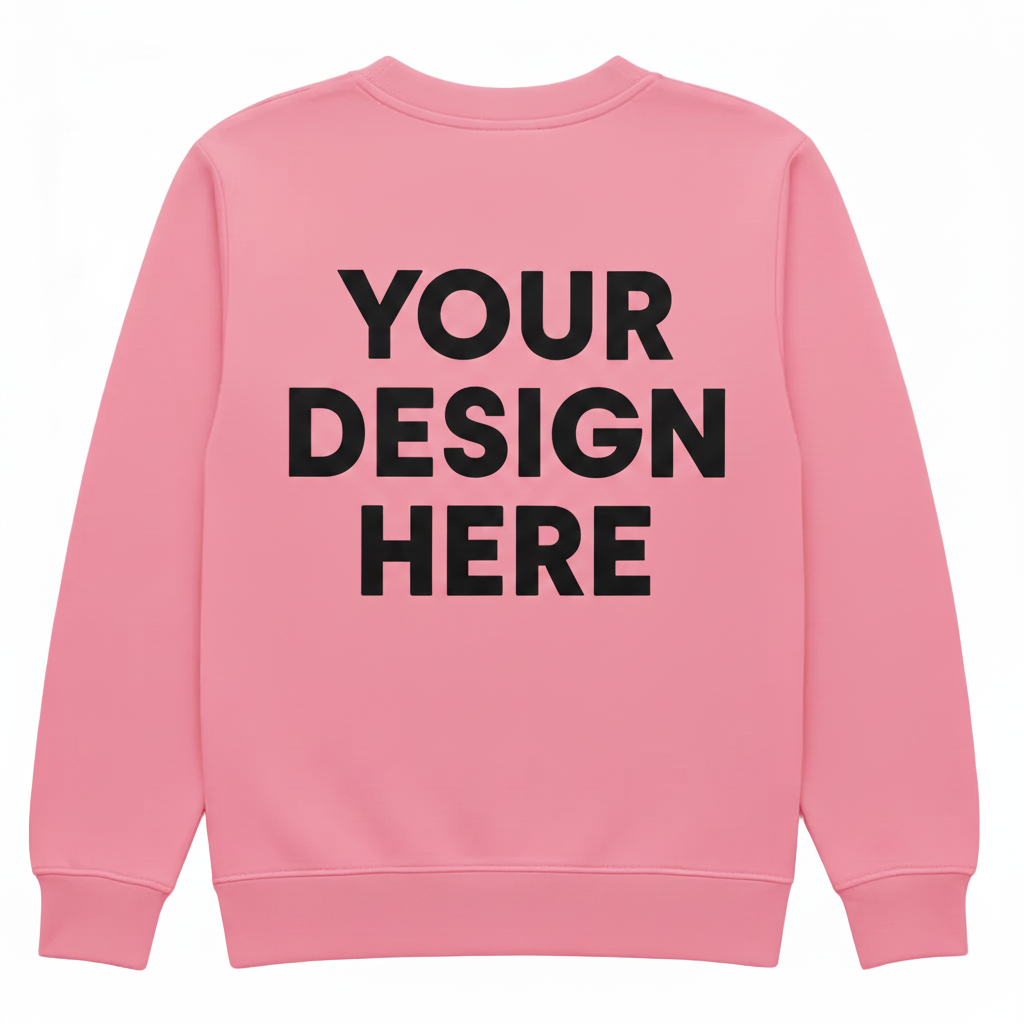 Pink Sweatshirt Back - Black Text 1