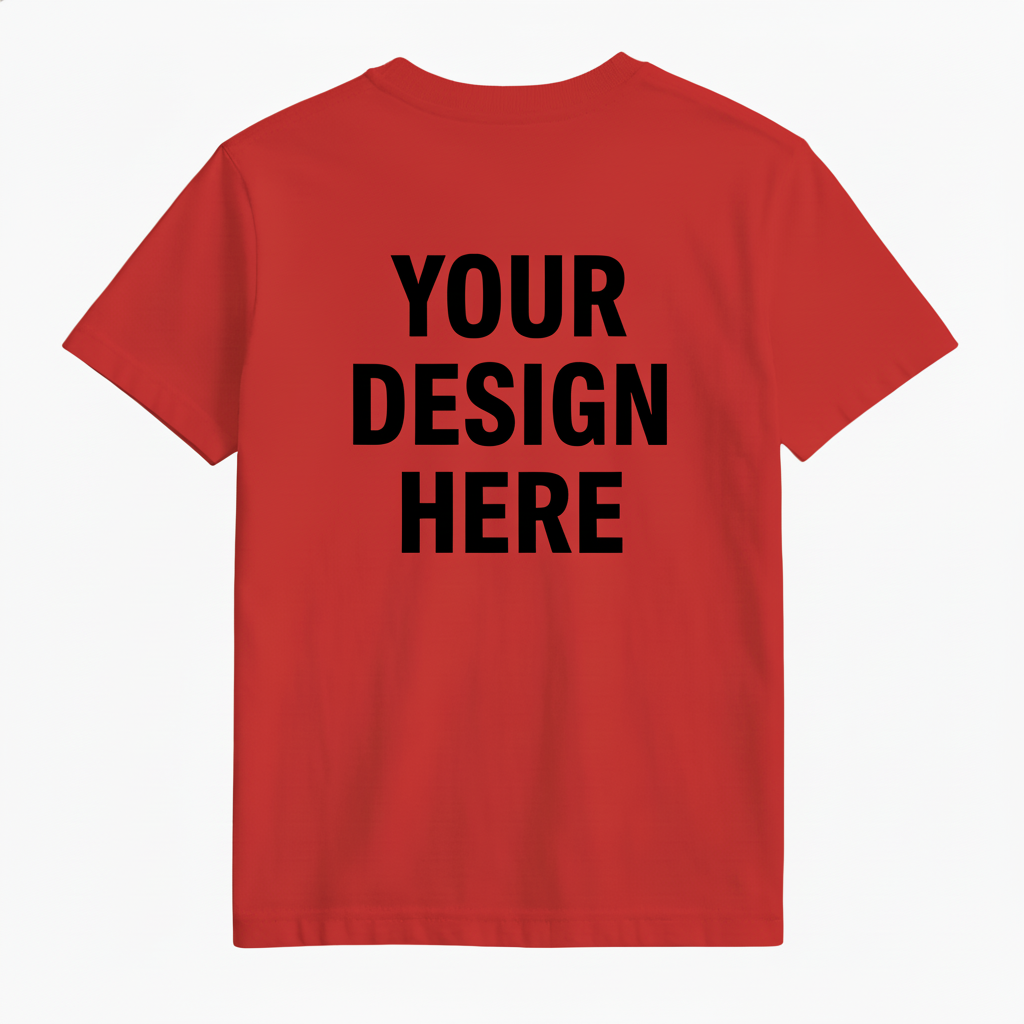 Red T-Shirt with Design